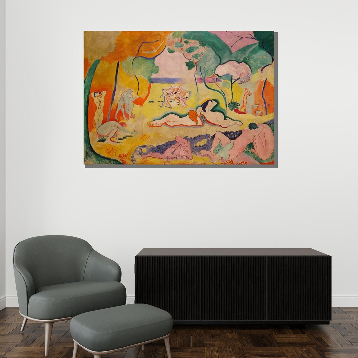 Henri Matisse The Joy Of Life Fauvist Landscape Classic Print - Image 2