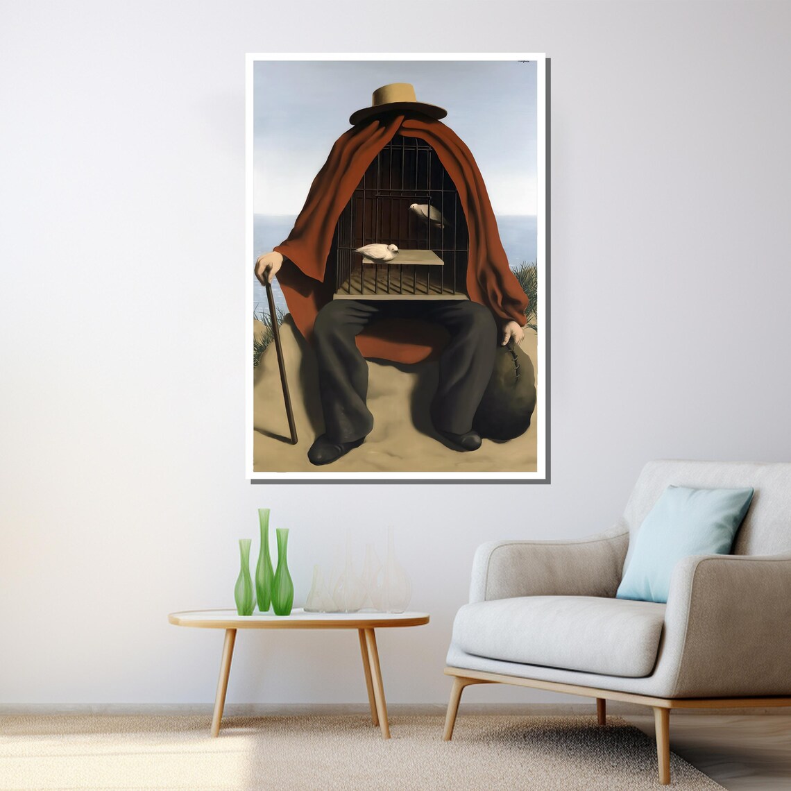 Ren Magritte The Therapist Surrealist Art Print - Image 3