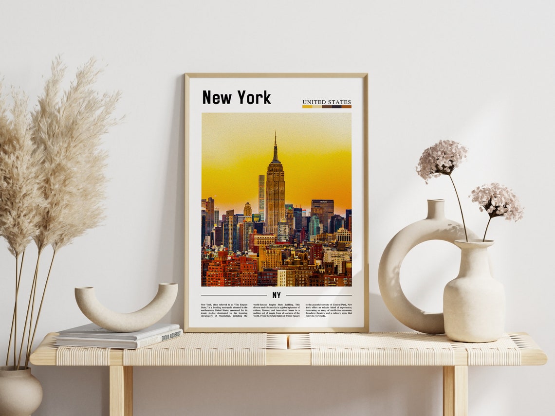 New York Poster New York Print New York Wall Art Ny Photo Ny Poster Ny Print New York Photo Travel Poster - Image 3