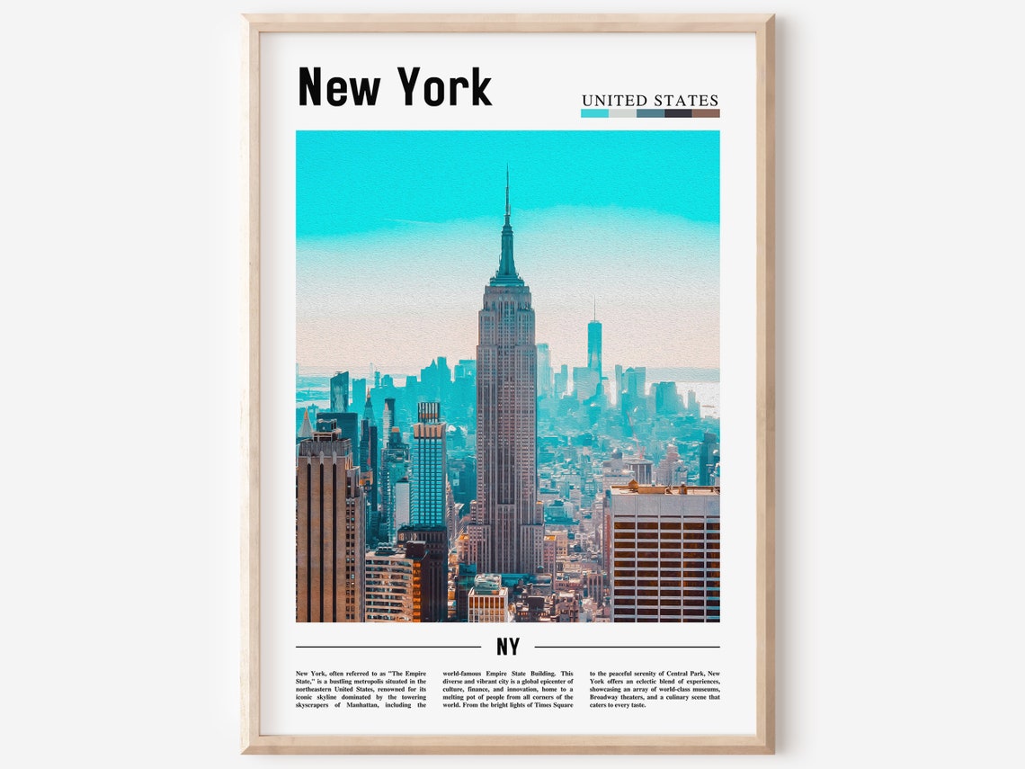 New York Poster New York Print New York Wall Art Ny Photo Ny Poster Ny Print New York Photo Travel Poster