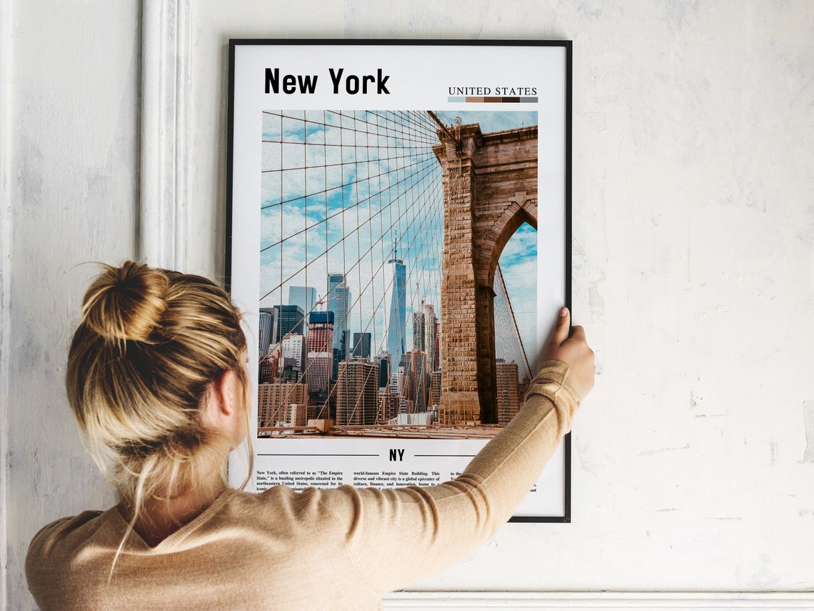 New York Poster New York Print New York Wall Art Ny Photo Ny Poster Ny Print New York Photo Travel Poster - Image 2