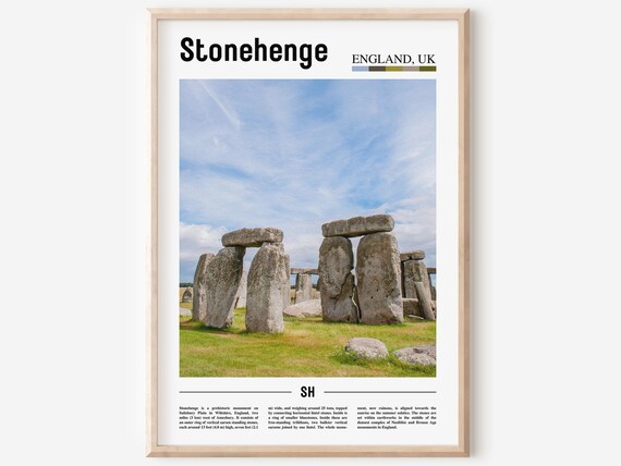 Stonehenge England Ancient Stone Circle Monument History Travel Wall Art
