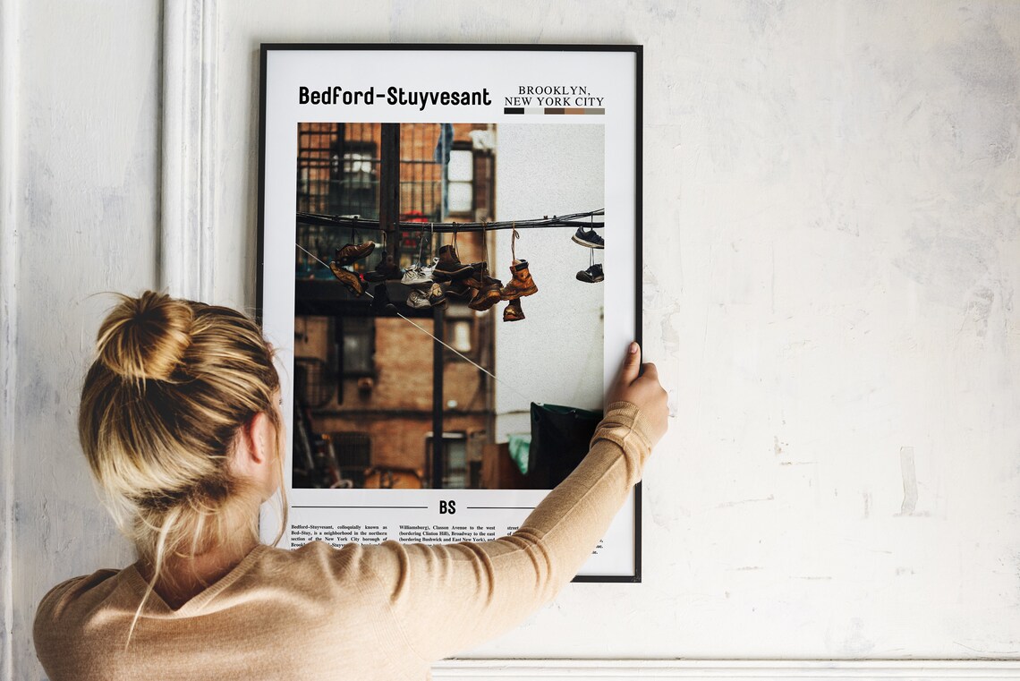 Bedford Stuyvesant Brooklyn NYC Street Culture Urban Art Poster - Image 2