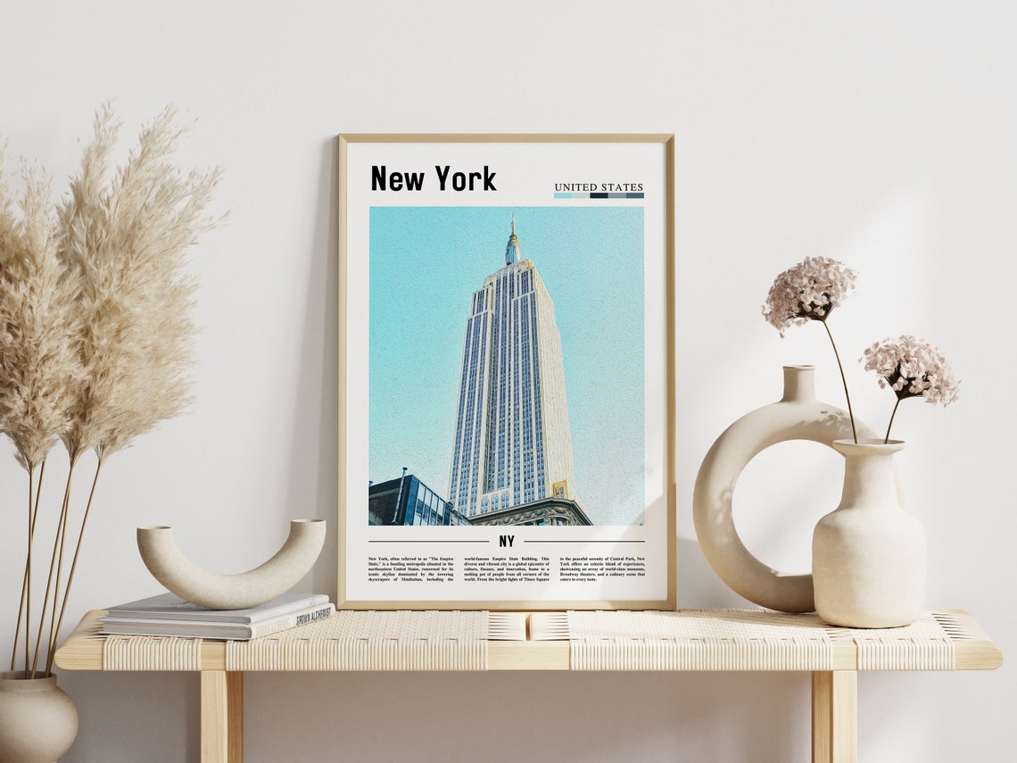 New York Poster New York Print New York Wall Art Ny Photo Ny Poster Ny Print New York Photo Travel Poster - Image 3