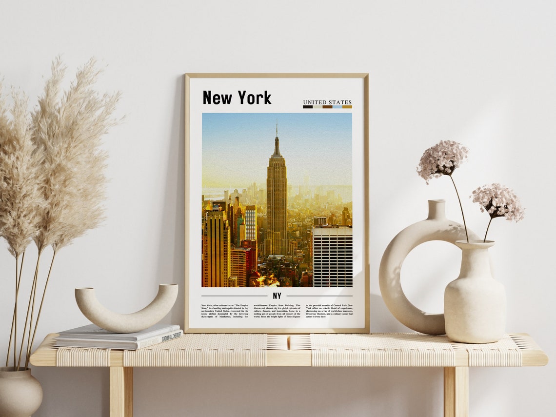 New York Poster New York Print New York Wall Art Ny Photo Ny Poster Ny Print New York Photo Travel Poster - Image 3