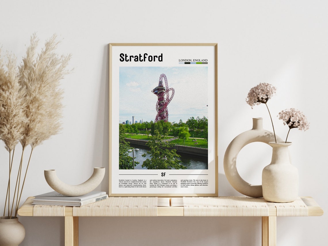 Stratford Poster Stratford Print Stratford Wall Art Europe Photo Europe Poster Europe Print Travel Poster - Image 3