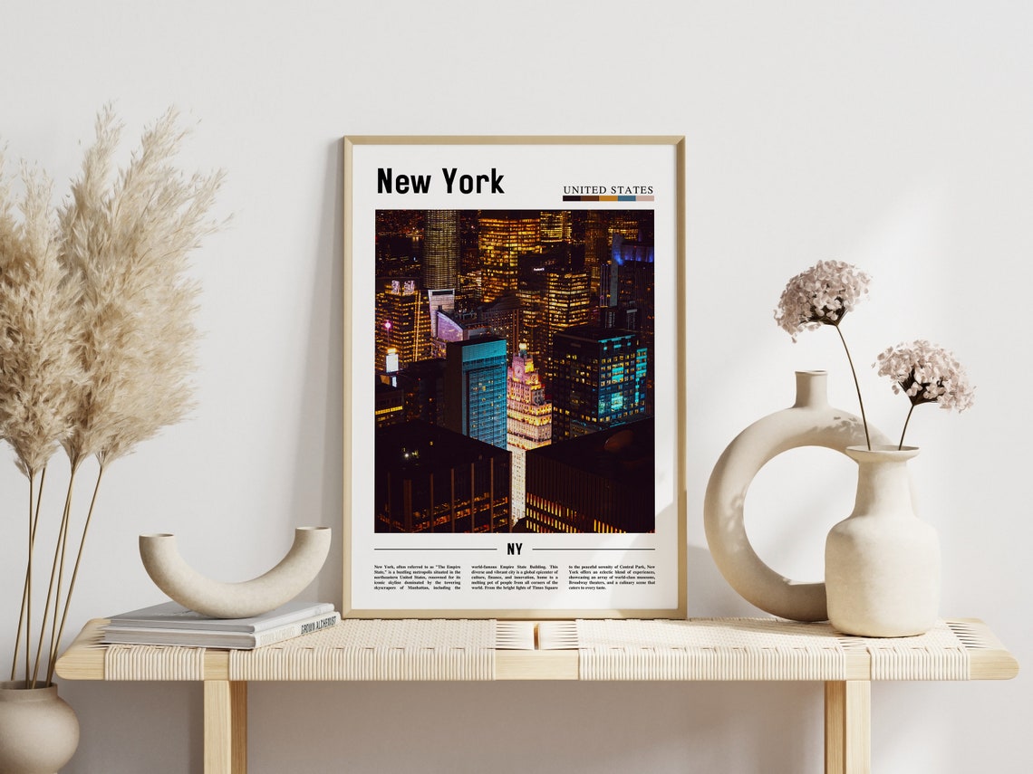 New York Poster New York Print New York Wall Art Ny Photo Ny Poster Ny Print New York Photo Travel Poster - Image 3