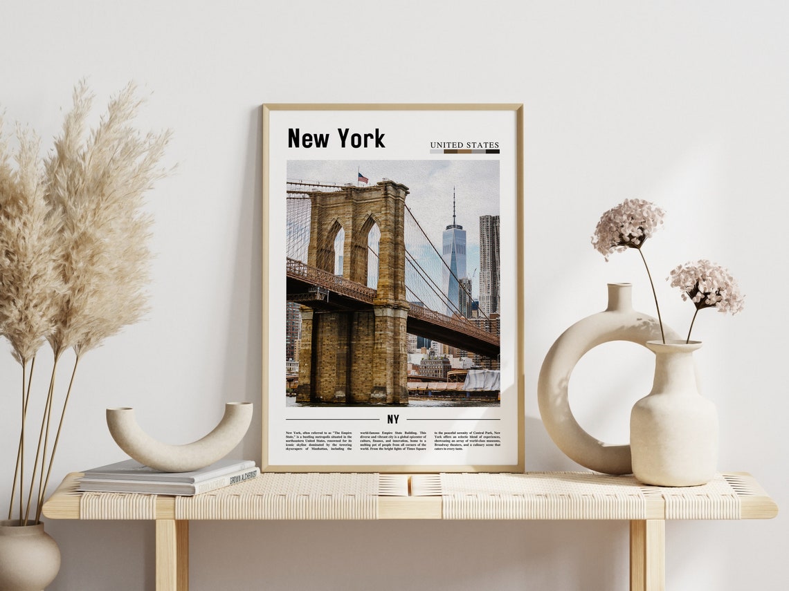 New York Poster New York Print New York Wall Art Ny Photo Ny Poster Ny Print New York Photo Travel Poster - Image 3