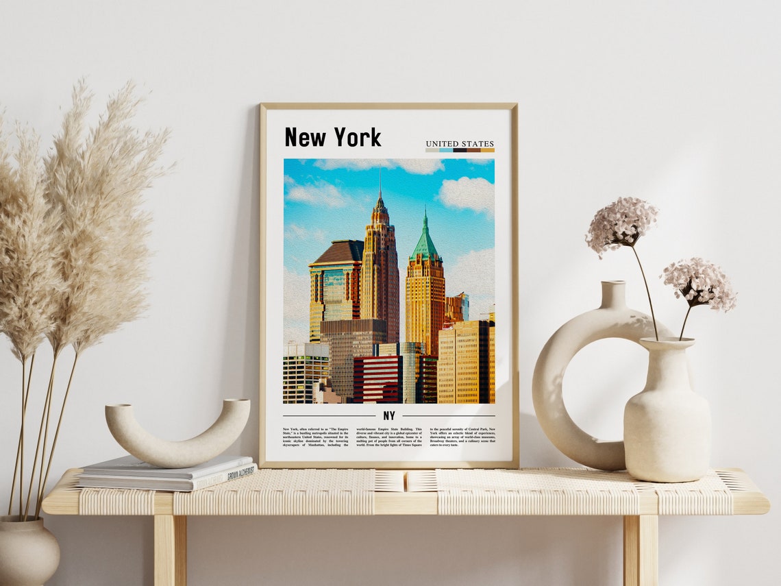 New York Poster New York Print New York Wall Art Ny Photo Ny Poster Ny Print New York Photo Travel Poster - Image 3