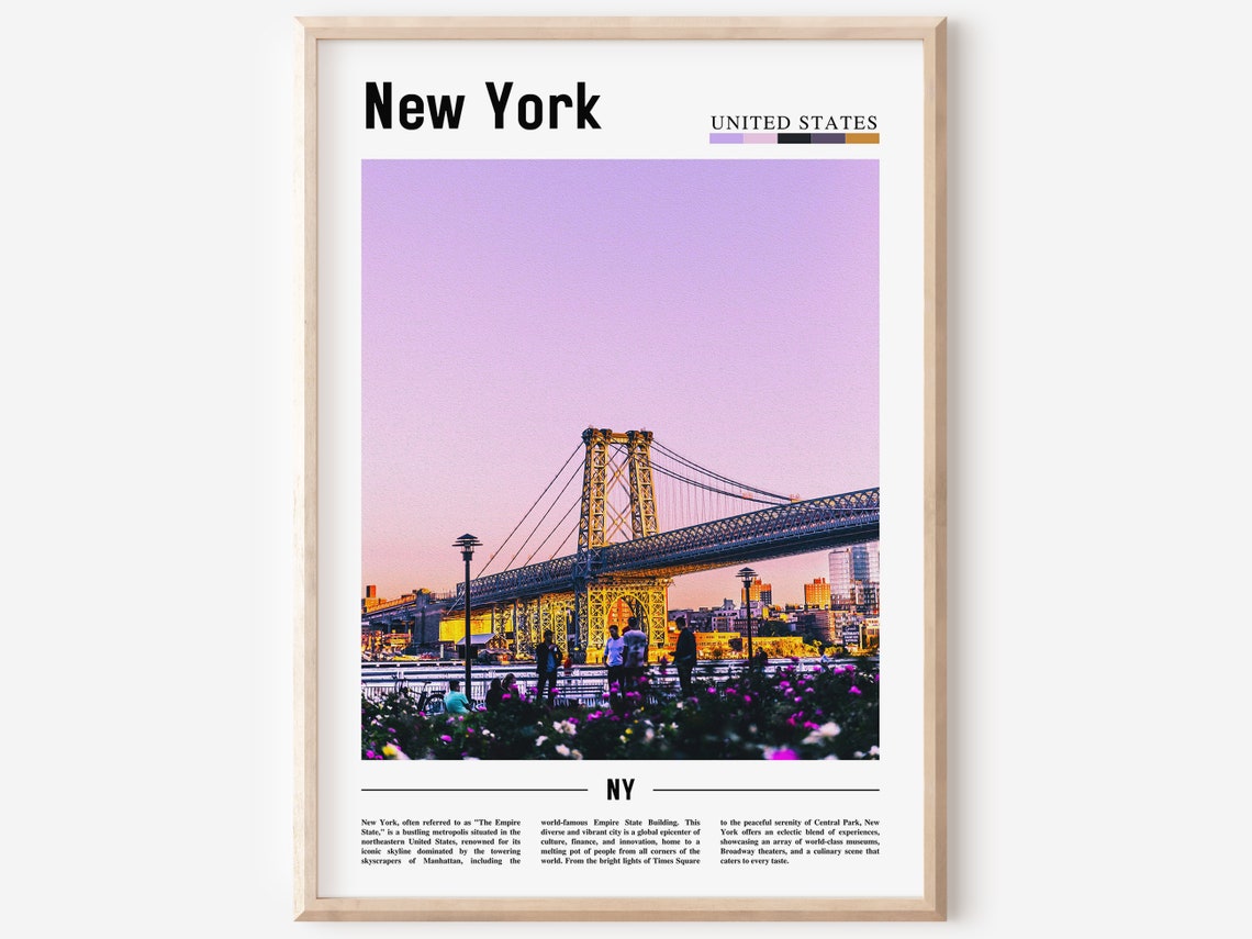 New York Poster New York Print New York Wall Art Ny Photo Ny Poster Ny Print New York Photo Travel Poster