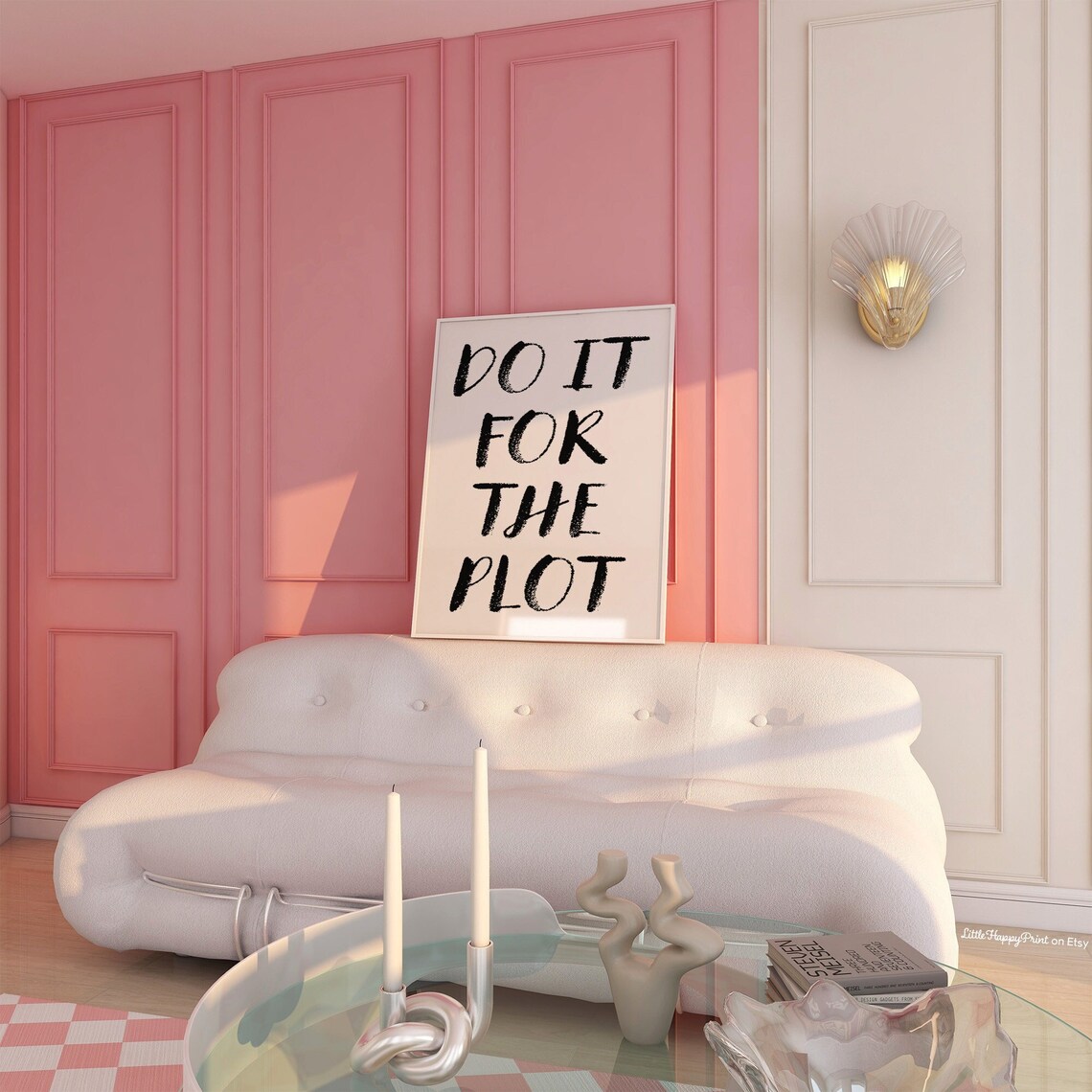 Do It For The Plot, Funny Minimalist Quote