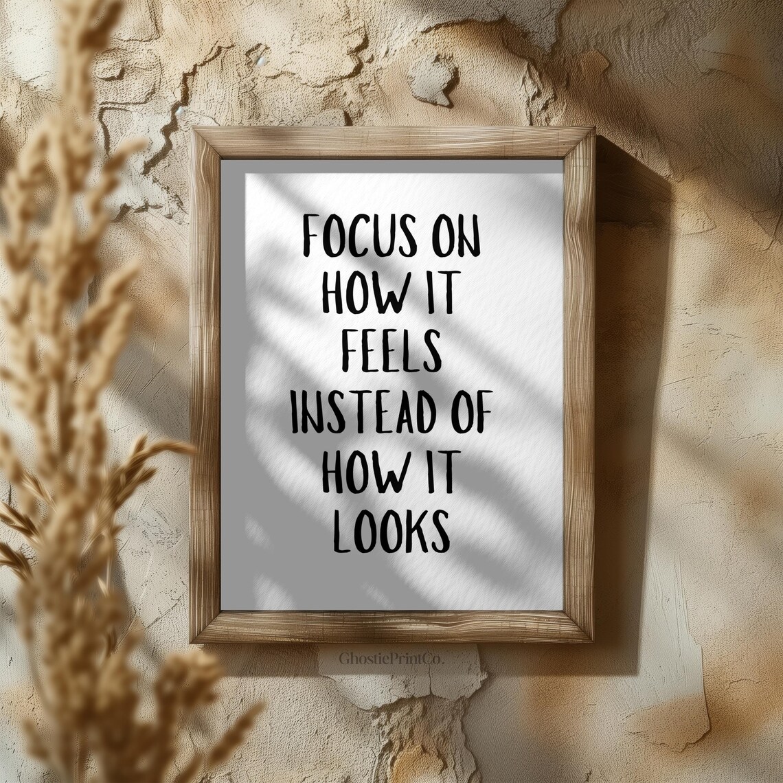 Focus On How It Feels Instead Of How It Looks, Gym Decor - Image 2