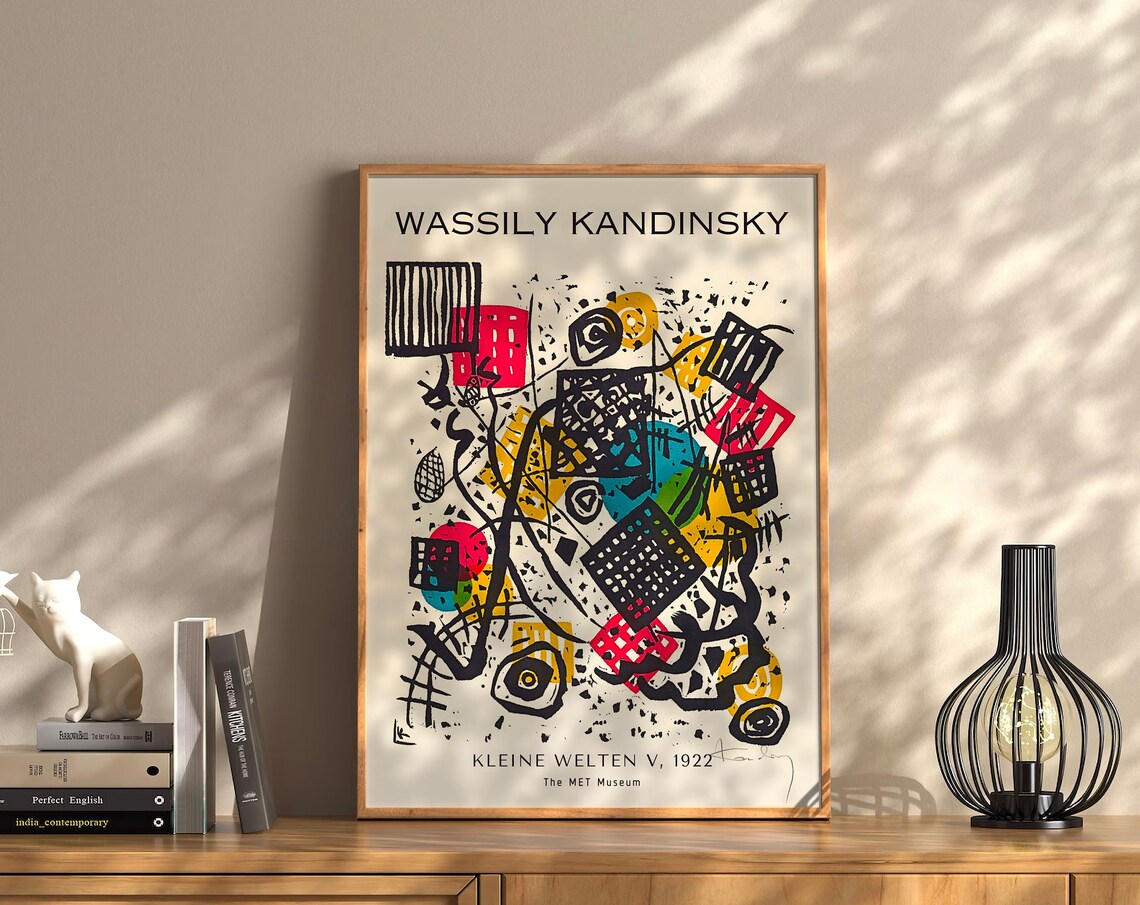 Wassily Kandinsky Kleine Welten V 1922 Abstract Museum Poster