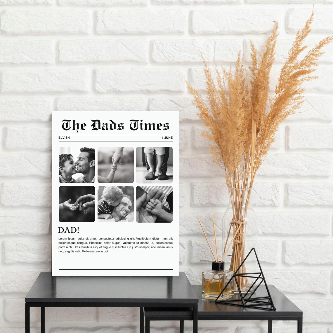 Dad Defination Photo Template Collage, Fathers Day Gift - Image 2