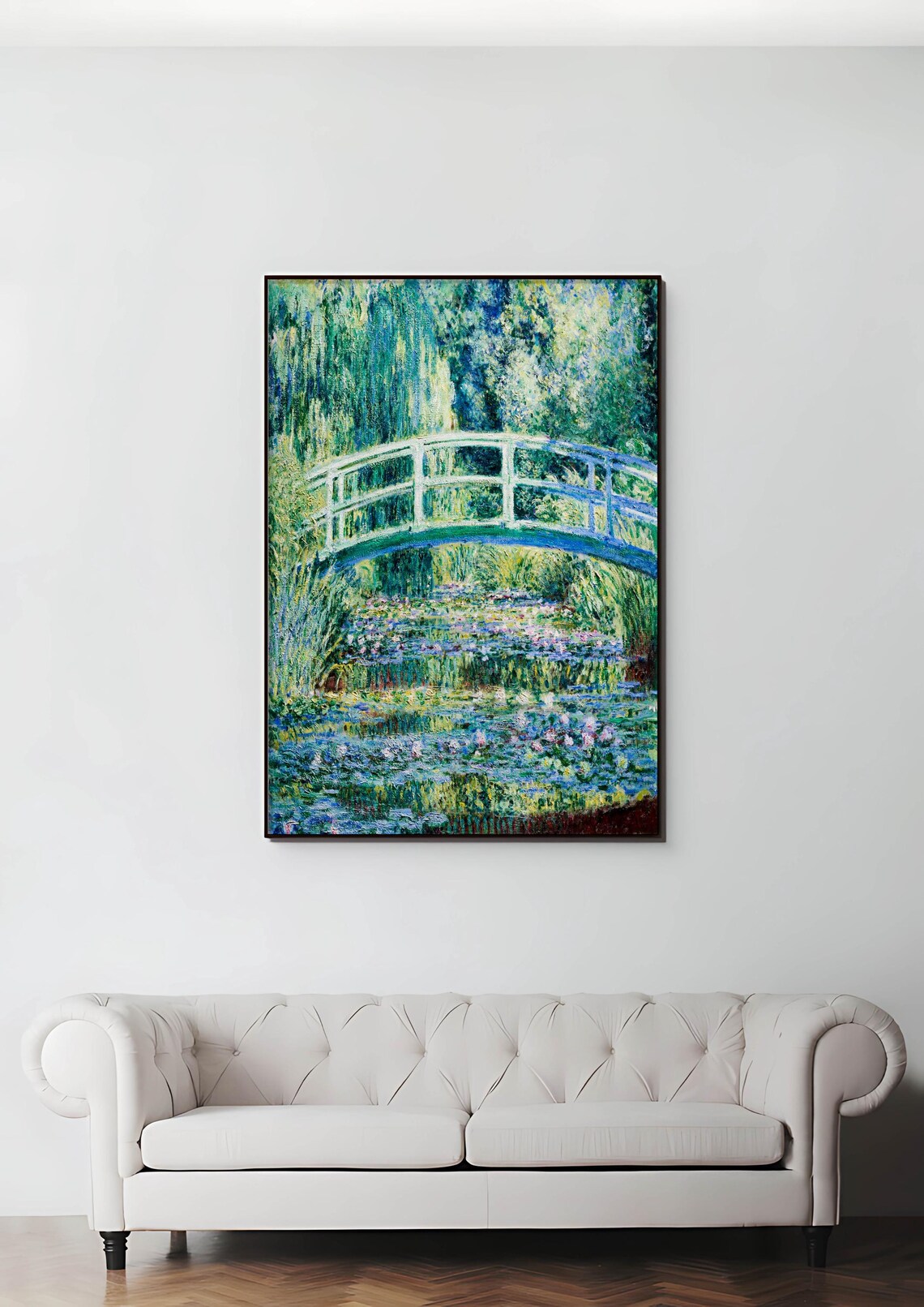 Claude Monet Impressionist Landscape, Vintage French Art Print - Image 2