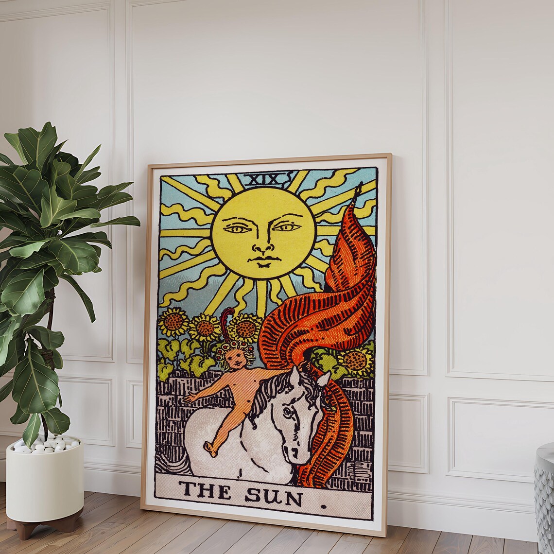 Tarot Cards Rider Waite, The Sun Poster Print - Image 5