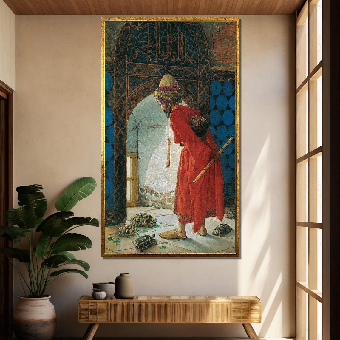 Osman Hamdi Bey The Tortoise Trainer Ottoman Masterpiece Art Poster - Image 4