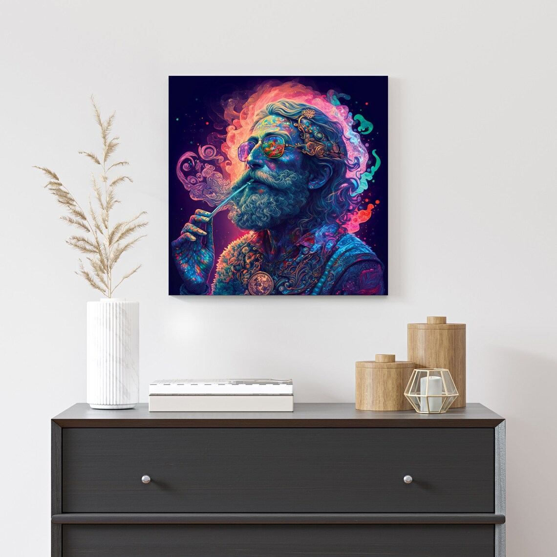 Psychedelic Cancer Zodiac Horoscope Art Print - Image 2