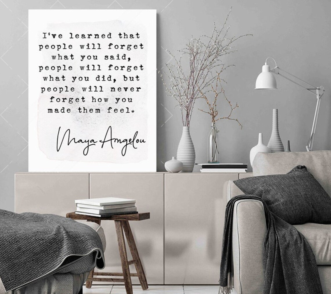 Maya Angelou Quote Print, Inspirational Office Decor - Image 3
