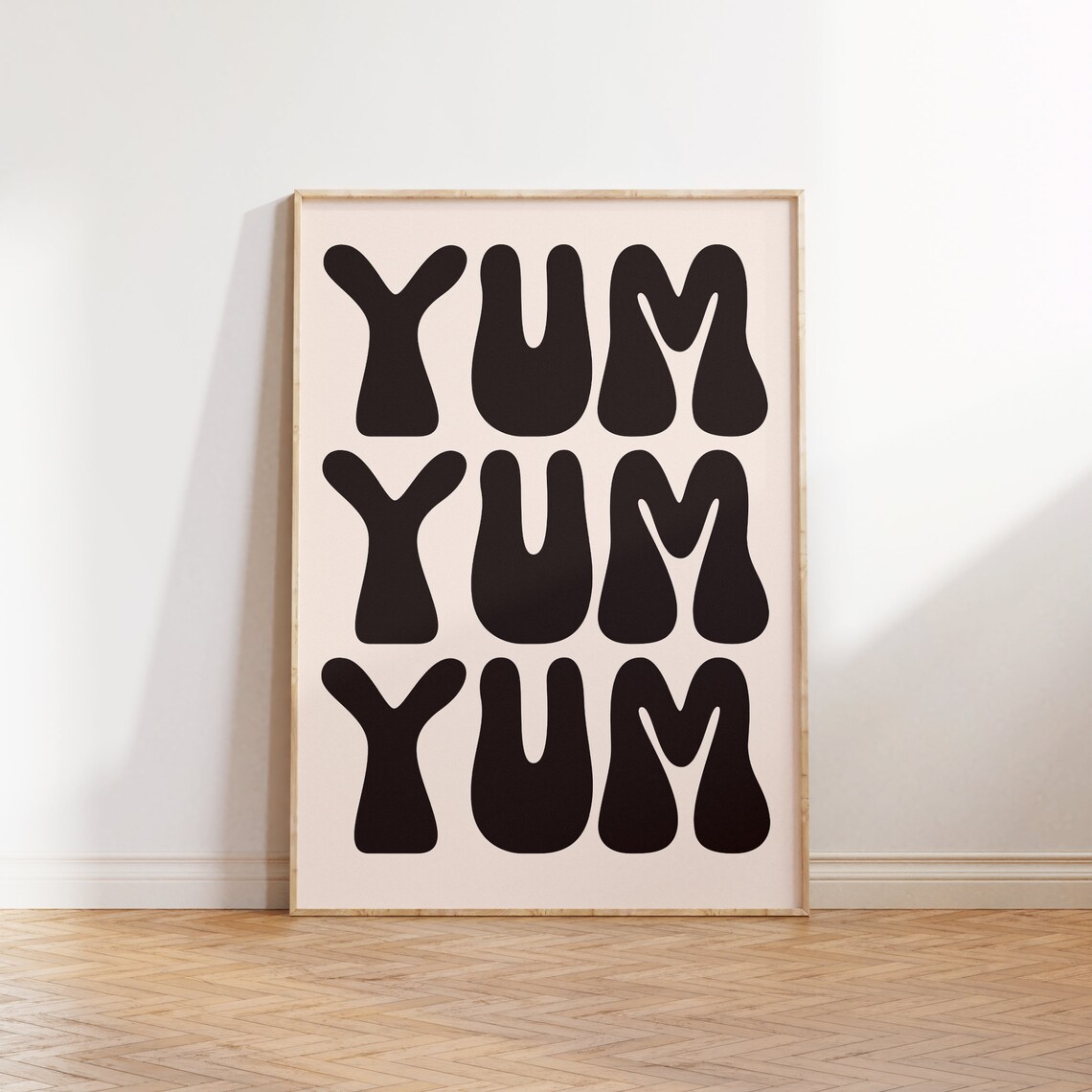 Trendy Kitchen Wall Art Cute Typography Print For Kitchen Quote Poster For Food Lovers Modern Kitchen Decor Maximalist Art