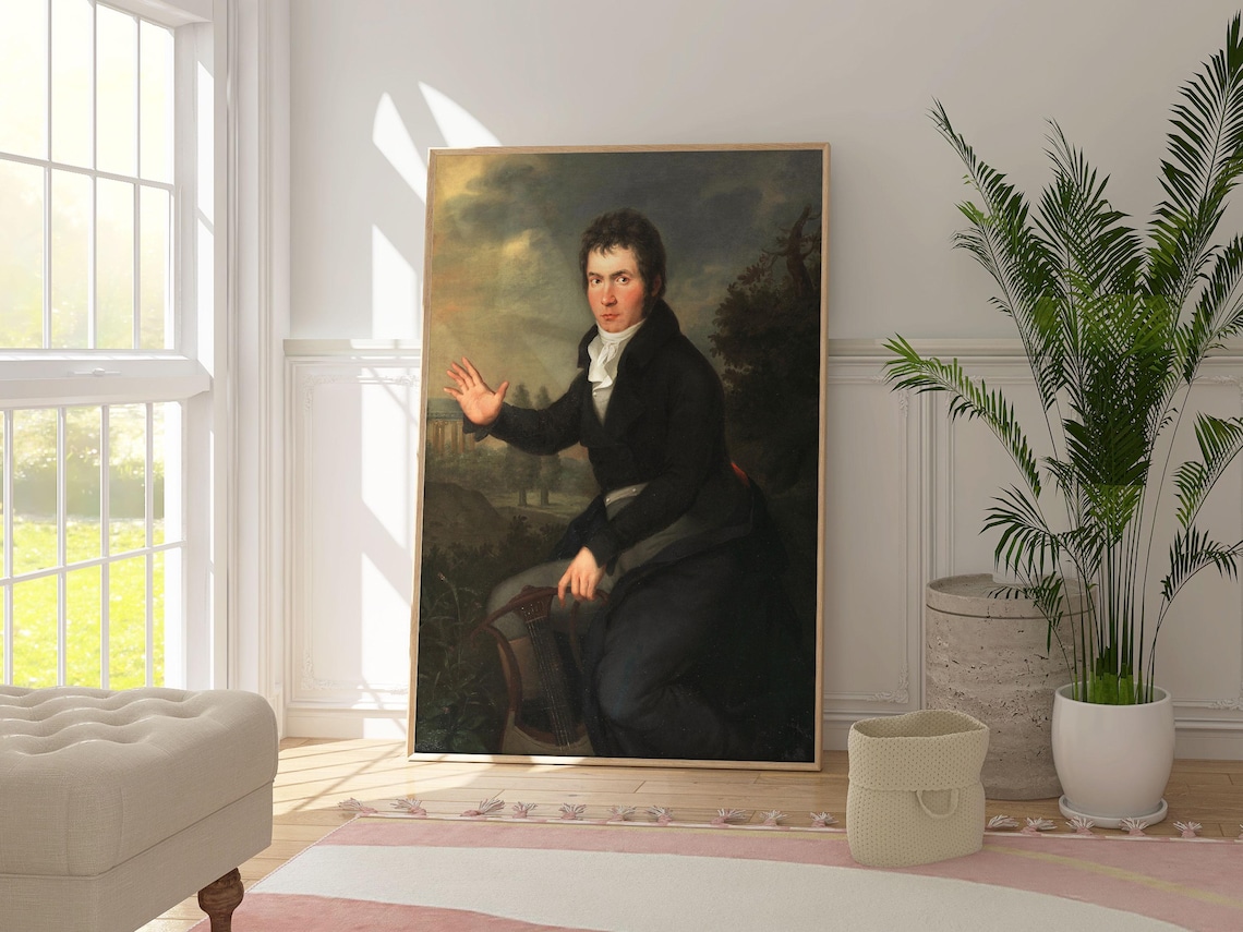 Young Beethoven Portrait Art Print, Classical Music - Image 4