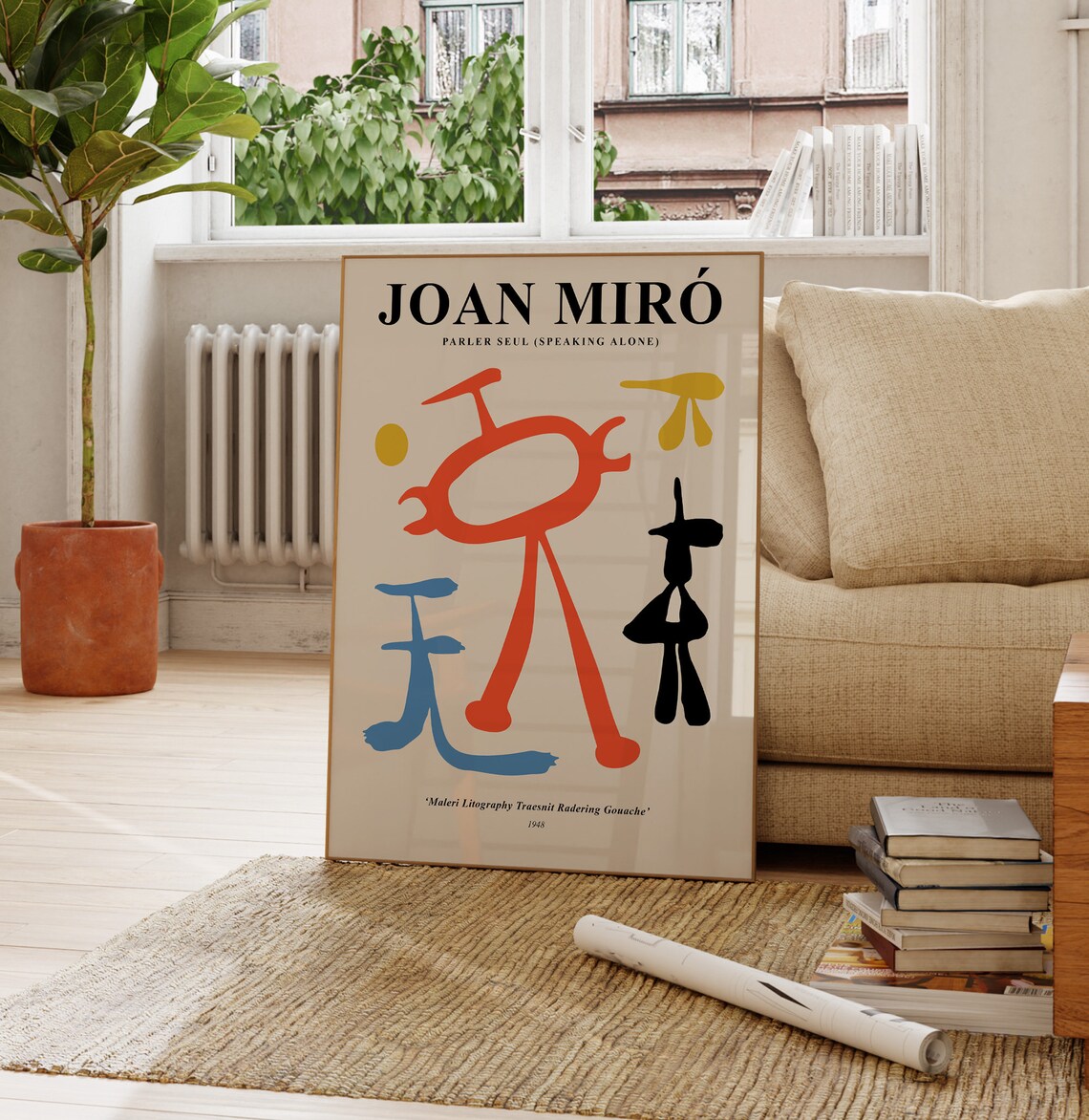 Joan Miro Abstract Art Print, Modern Wall Art - Image 4