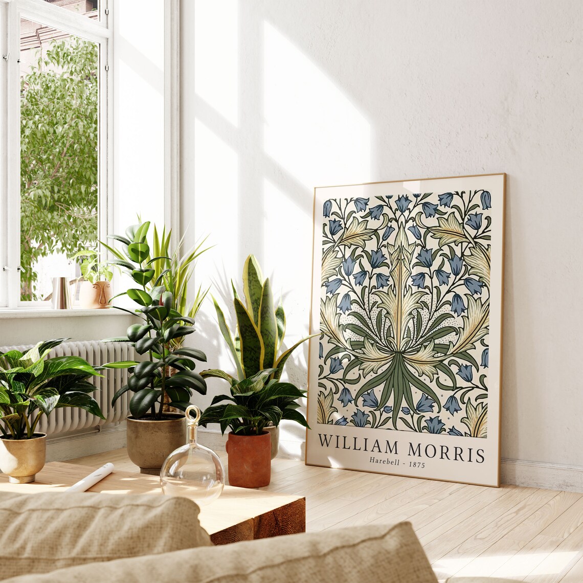 William Morris Harebell Botanical Kitchen Art Print - Image 3