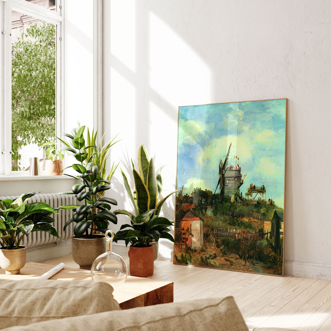 Van Gogh Le Moulin de la Galette Montmartre Windmill Paris Print - Image 3