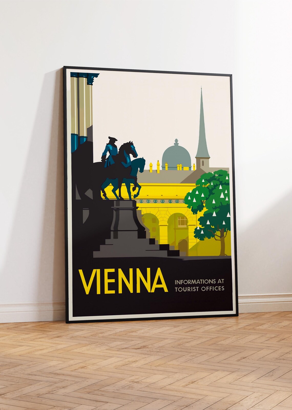 Vienna Minimalist Travel Poster, Modern Wall Print - Image 3