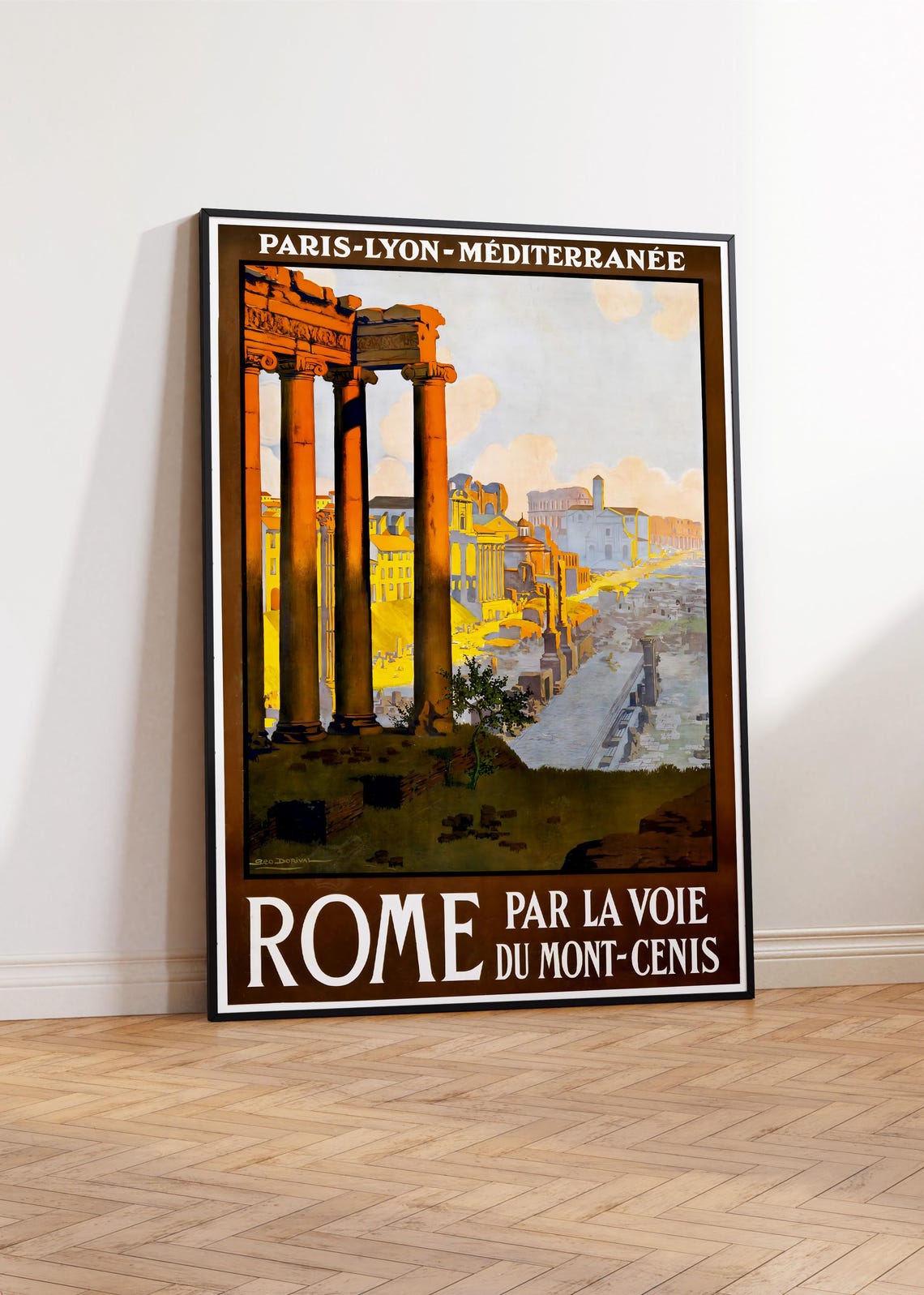 Rome Travel Print Classic Italian Landmarks Art Vintage Travel Poster Elegant Italian Decor Popular Capital City Artwork Travelers Gift - Image 3
