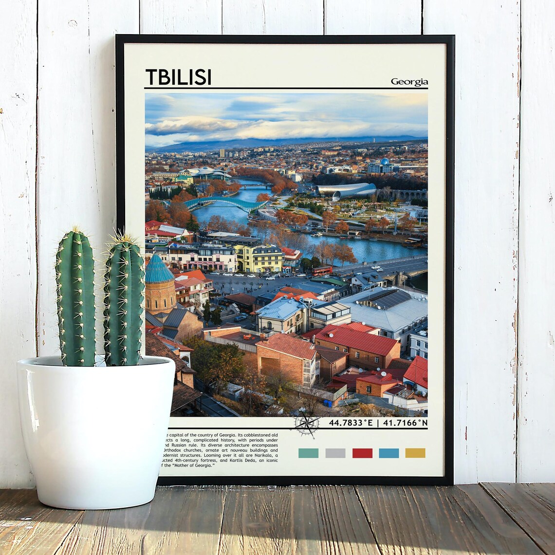 Tbilisi Georgia Capital City Travel Photo Poster Home Decor Art - Image 2
