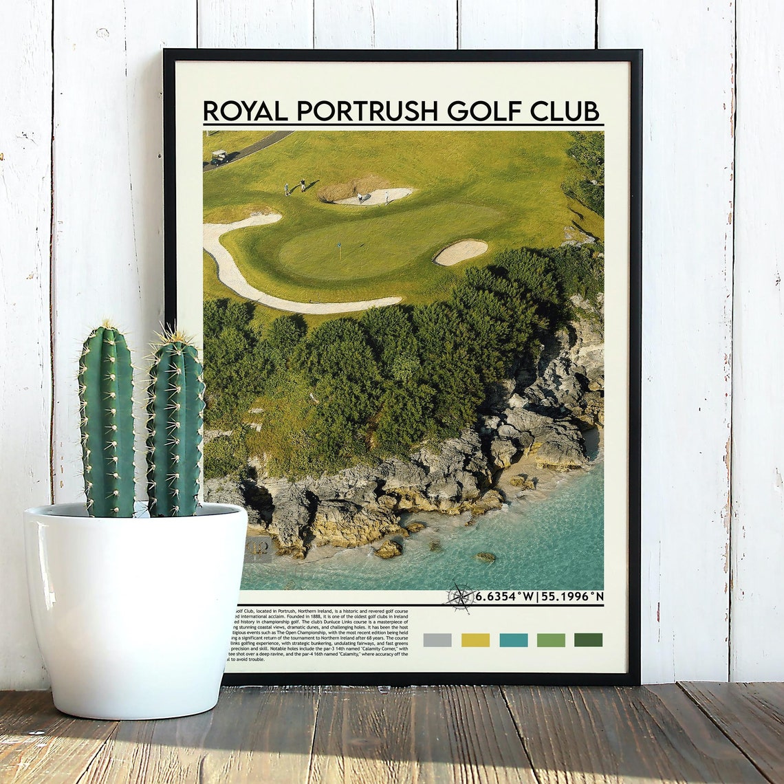 Royal Portrush Ireland Print Golf Print Ireland Poster Travel Poster Print Travel Print Wild Atlantic Way Art Prints Northern Ireland - Image 3