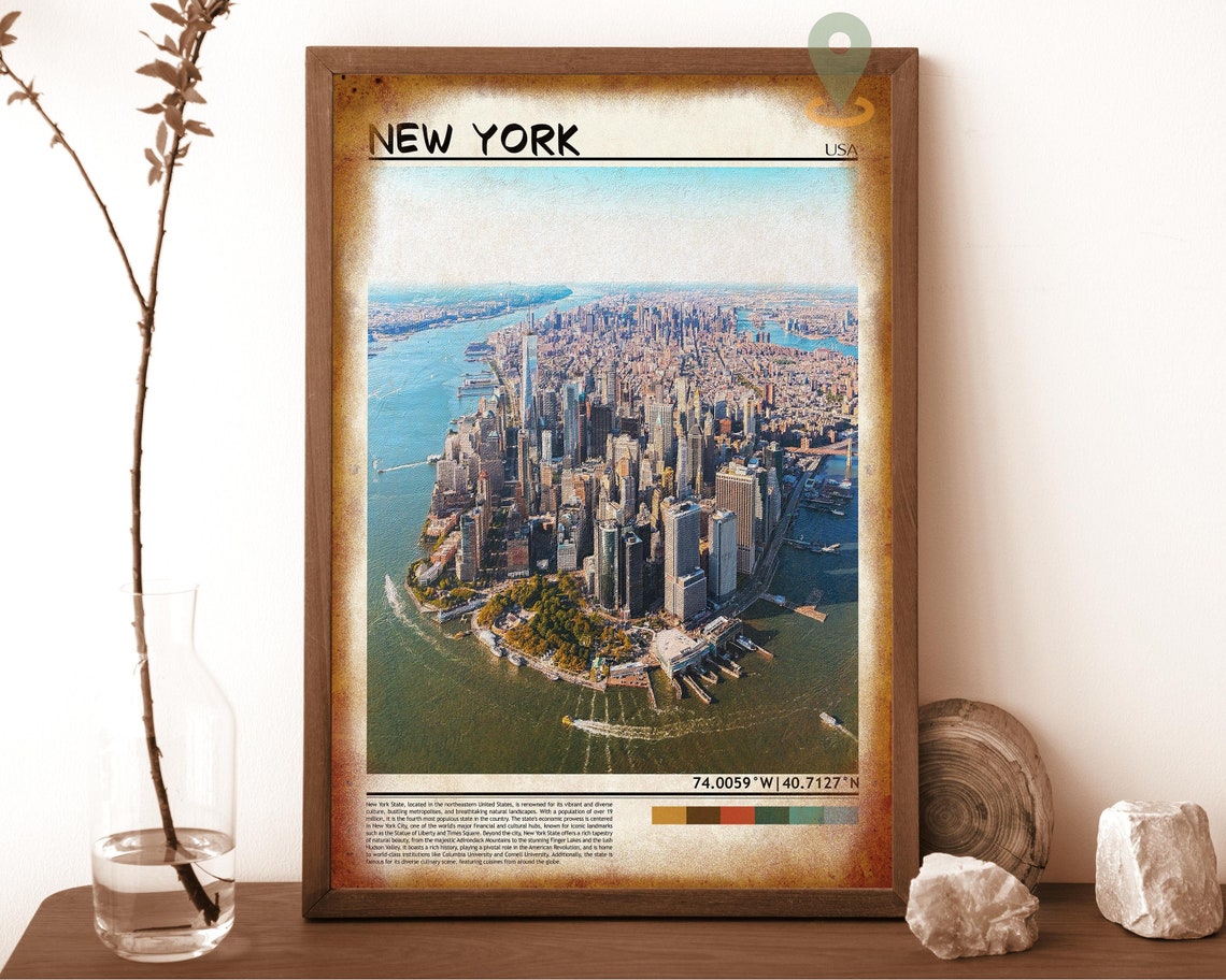 New York Print New York Art New York Poster New York Photo New York Poster Print New York Painting New York Travel Poster New York - Image 6