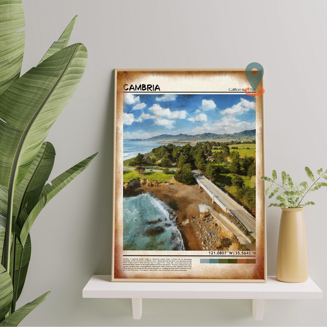 Cambria Print Cambria Wall Art Cambria Poster Cambria Photo Cambria Poster Print Cambria Travel Poster Cambria California - Image 5