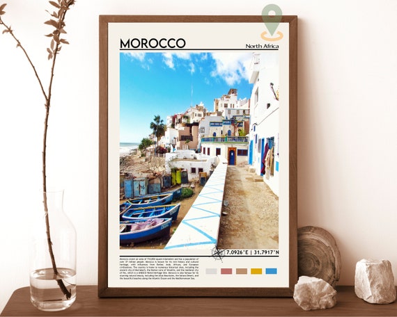 Morocco Print Morocco Photo Morocco Poster Morocco Painting Morocco Artwork Morocco City Marrakesh Poster Morocco Gift Travel Print