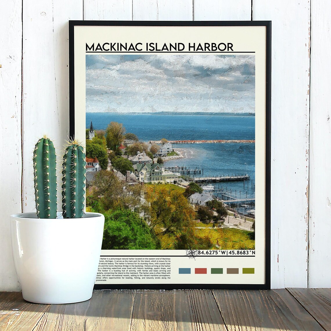 Mackinac Island Print Mackinac Island Poster Mackinac Island Wall Art Mackinac Island Travel Print Mackinac Island Art Print Michigan - Image 5