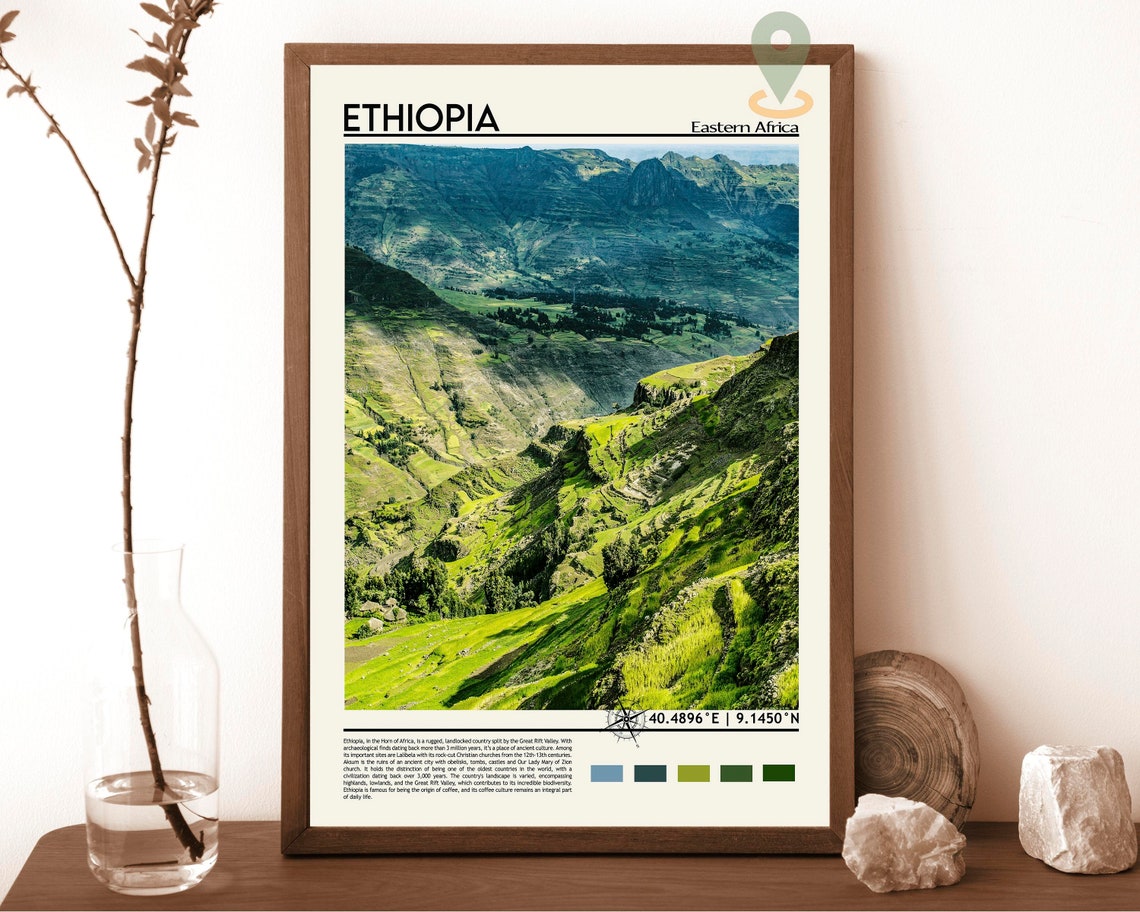 Ethiopia Print Ethiopia Art Ethiopia Poster Ethiopia Photo Ethiopia Poster Print Ethiopia Painting Addis Ababa Poster Ethiopia Art