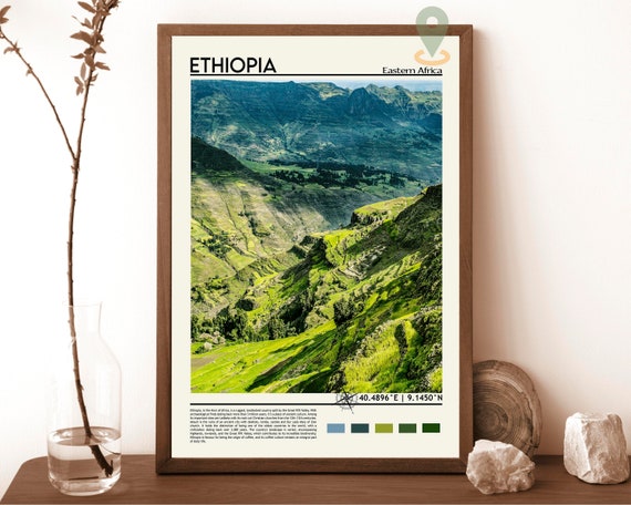 Ethiopia Print Ethiopia Art Ethiopia Poster Ethiopia Photo Ethiopia Poster Print Ethiopia Painting Addis Ababa Poster Ethiopia Art