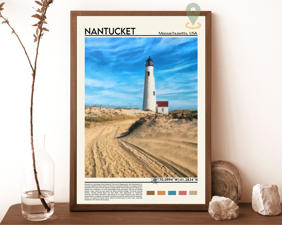 Nantucket Print Nantucket Poster Nantucket Art Nantucket Travel Nantucket Art Print Nantucket Artwork Nantucket Photo Massachusetts