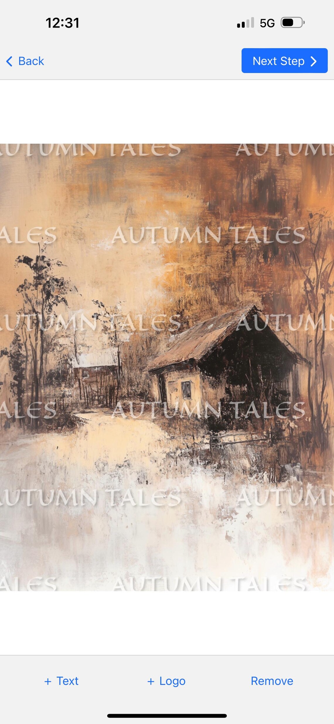 Autumn Tales Moody Farm Barn in Mist Vintage Rustic Fall Decor Poster - Image 2
