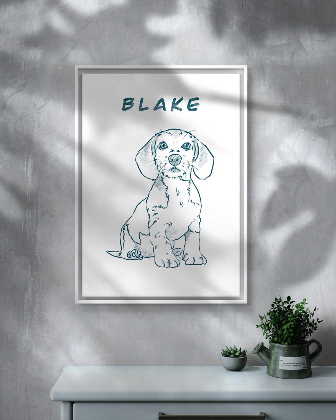 Custom Dog Portrait Painting, Pet Remembrance Gift - Image 2