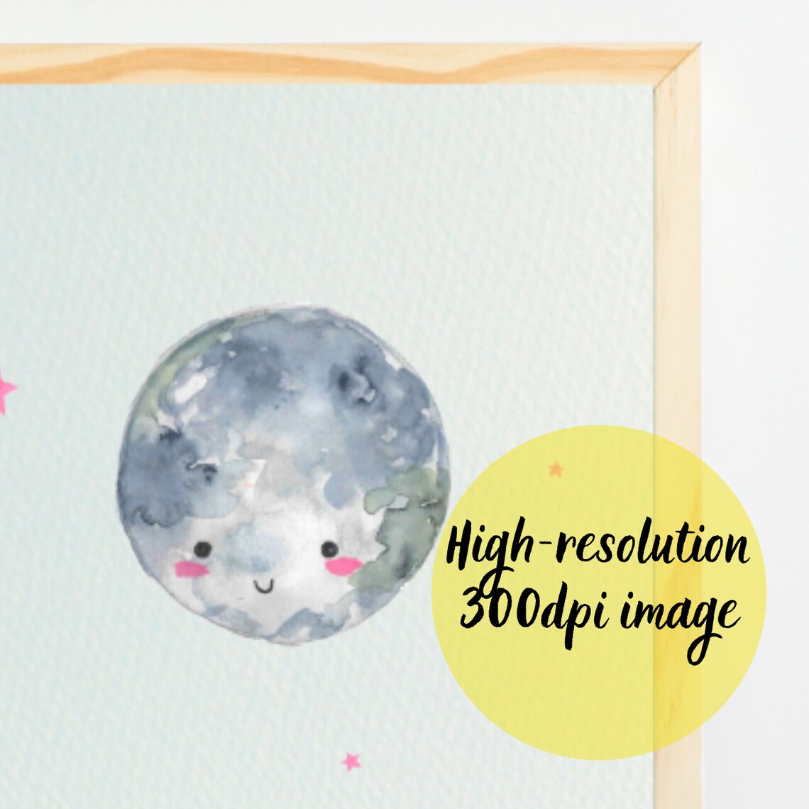 Moon Nursery Moon Nursery Decor Stars Prints Sweet Dreams Art Clouds Wall Art For Baby Girl Little Girl Room Decor Kids Playroom Decor - Image 3