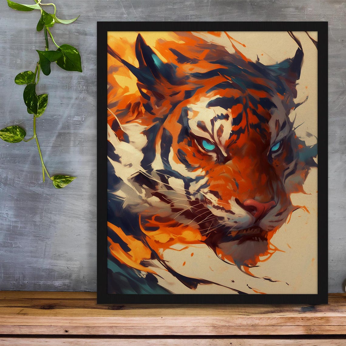 Wildcat Panther Gift For Him Bold Apex Cat Decor Bengal Tiger Wildlife Cat