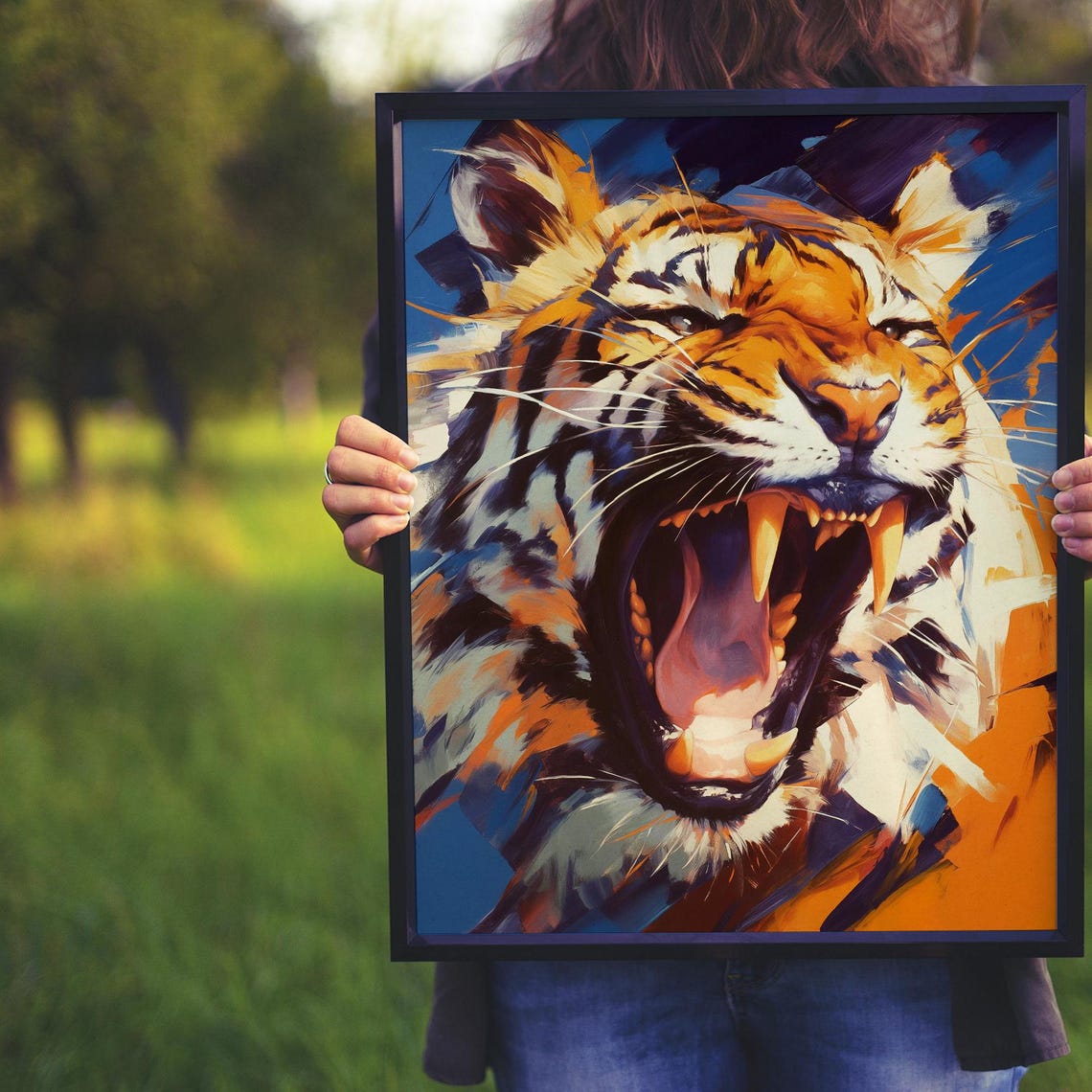 Wildcat Panther Gift For Her Bold Apex Cat Decor Bengal Tiger Wildlife Cat
