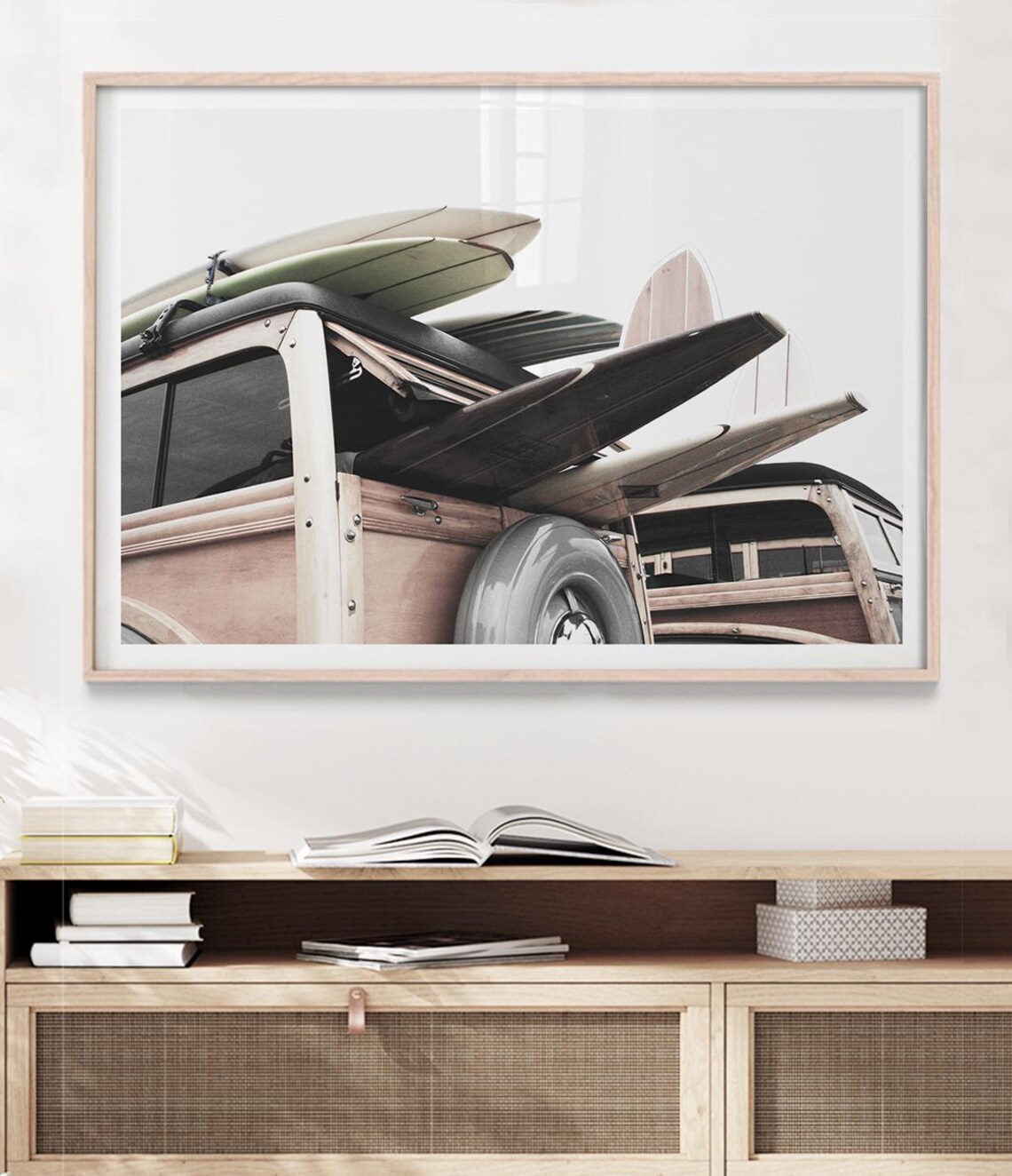 Vintage Surf Van Poster, Surfing Photography Print - Image 3