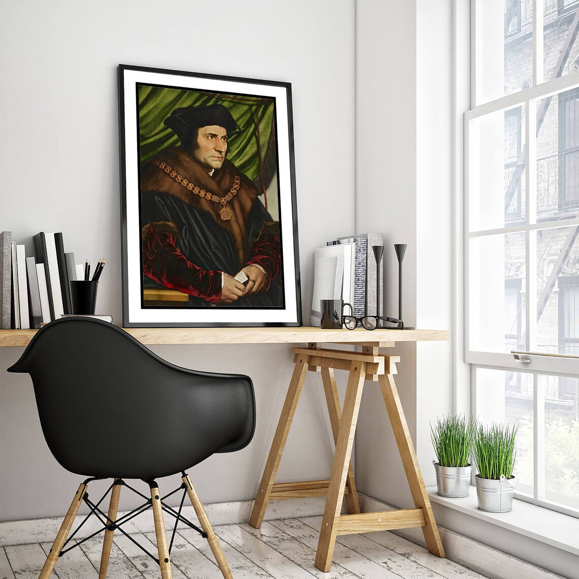 Hans Holbein Sir Thomas More Classic Art Print - Image 3