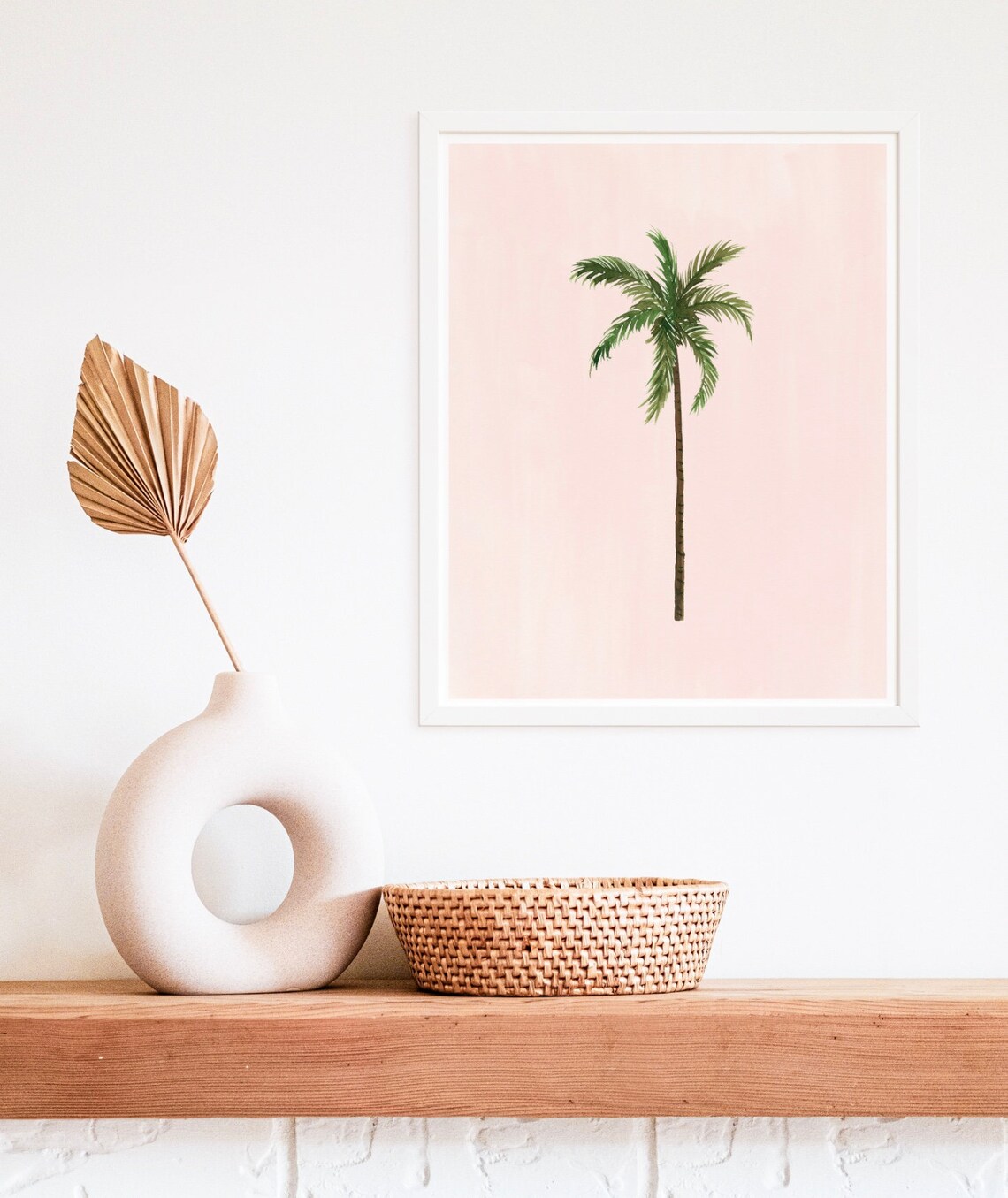 Palm Tree Art Print, Tropical Watercolour Botanical - Image 3