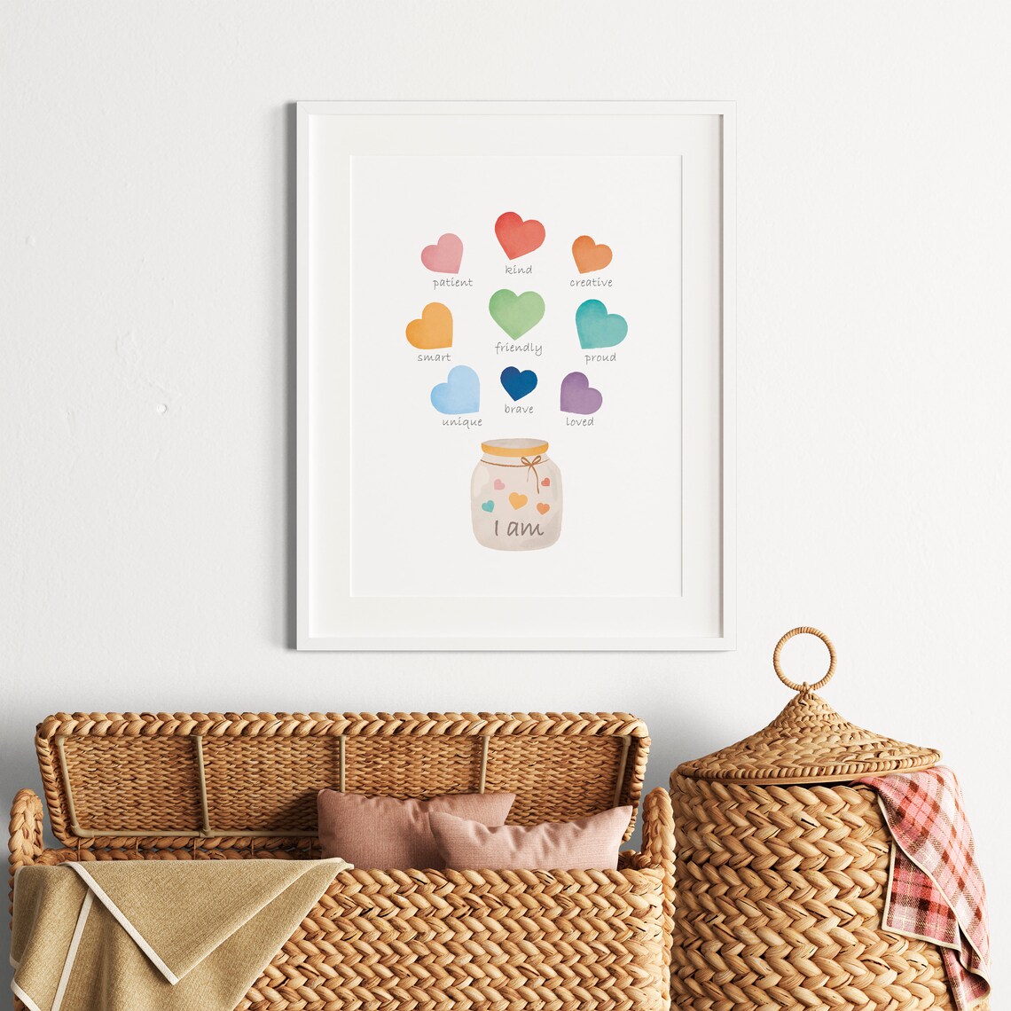 Kids Positive Affirmation Wall Art, Playroom Poster - Image 2