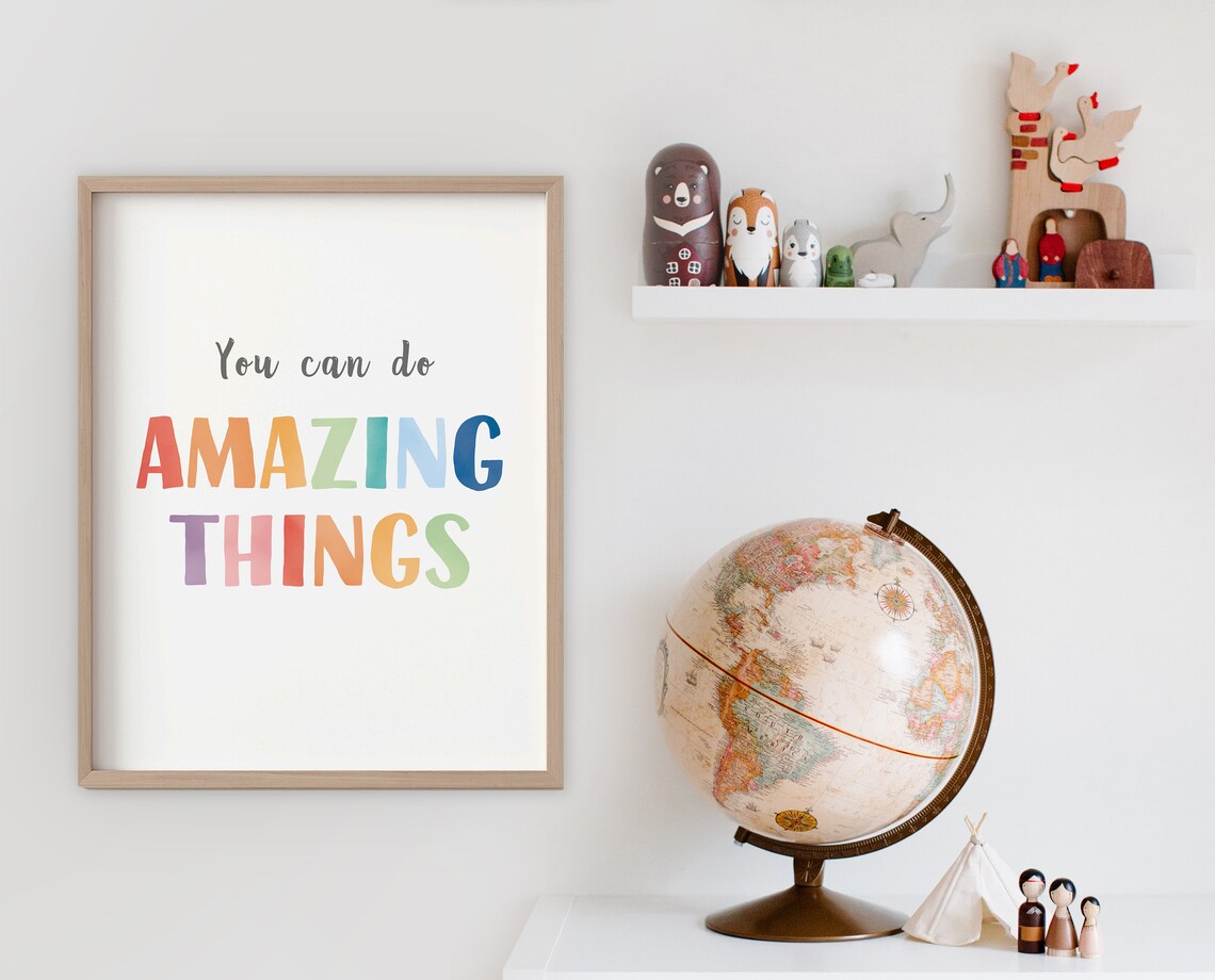 Positive Classroom Growth Mindset Art Print - Image 3