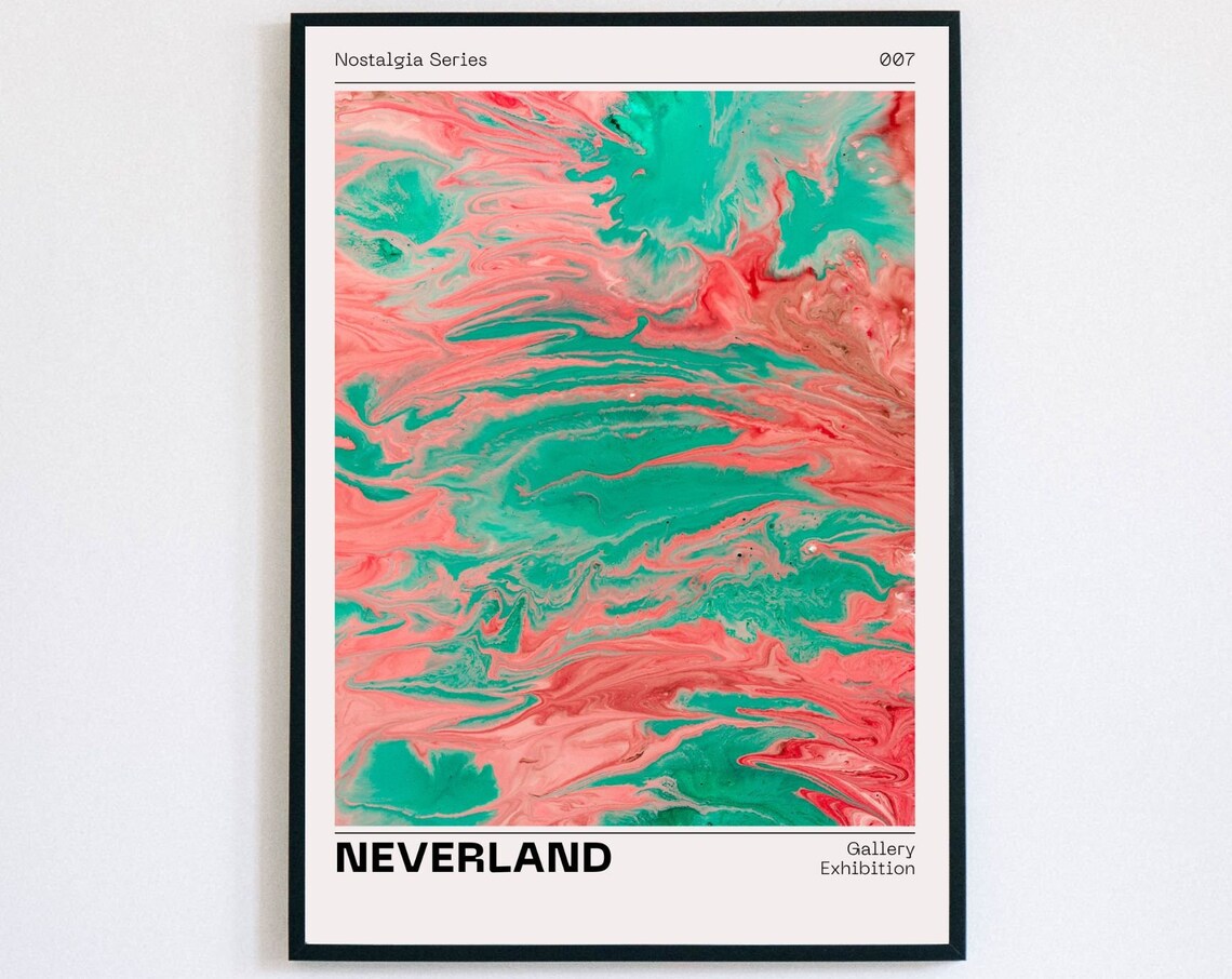 Neverland Euphoria Aura Poster, Retro Gradient